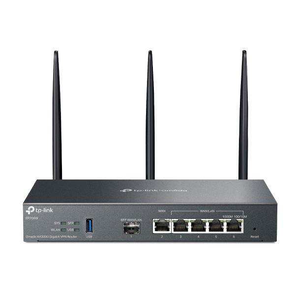 TP-Link ER706W Omada AX3000 Gigabit VPN Router|6 Ports, Mesh &amp; HighSecurity
