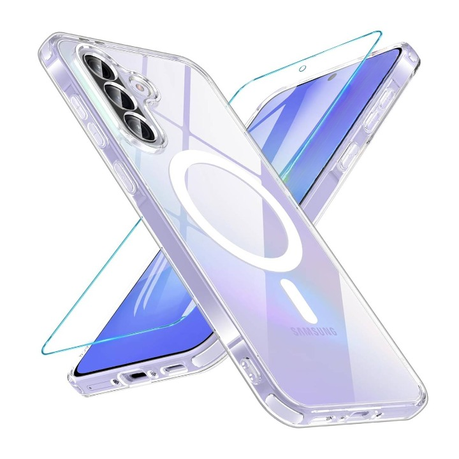 MagSafe Clear Case +Screen Protector Combo Compatible for Samsung A56 Image