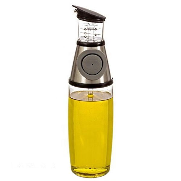 Oil &amp; Vinegar Dispenser .Press &amp; Measure