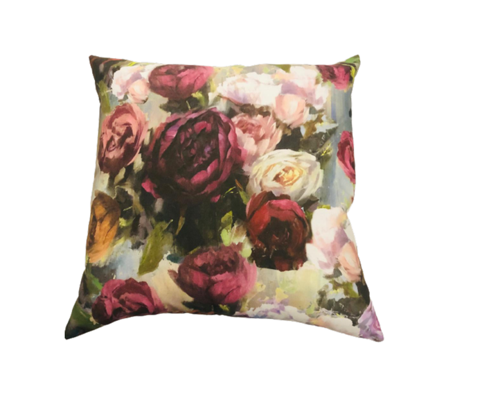 Red Roses Cushion - Inner Included