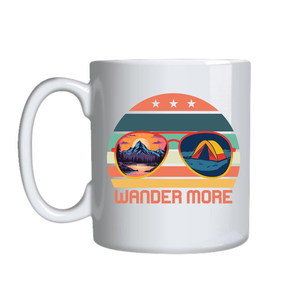 Wander more Mugs for Adventure Lover Trendy Graphic Cup Birthday Present014