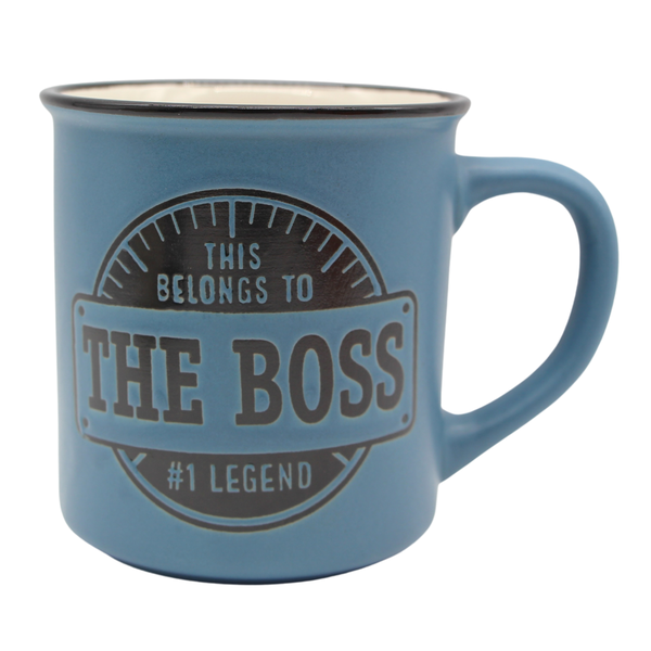Manly Mug - Boss - Blue