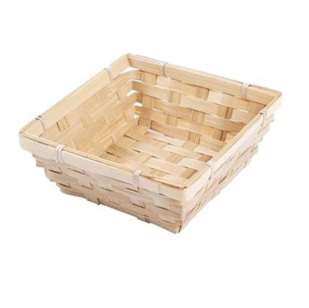 Natural Bamboo Fruit Tray - Set of 2
