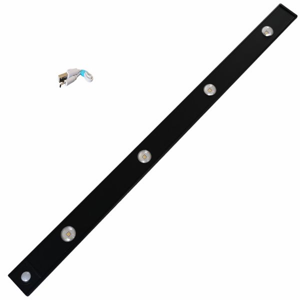Motion Sensor Light 3 Colour, Dimmable Cat Eye Rechargeable Light Bar -60cm