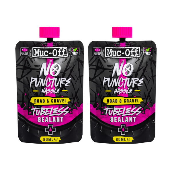 Muc-Off Road / Gravel Tubeless Sealant - 2 x 80ml Pouches