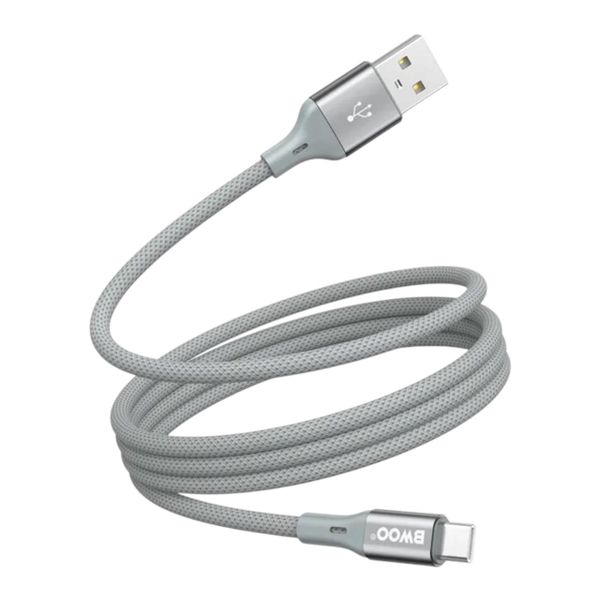 BWOO Magnetic USB-A to USB-C Charging Cable 3A 1MTR