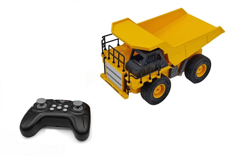 9-Channel Remote-Controlled Dump Truck Engineering Vehicle Children's Toy
