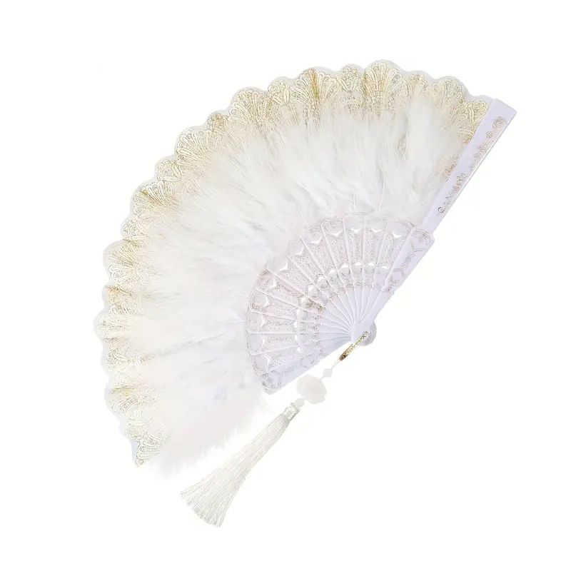 Classic Feather Hand Fan