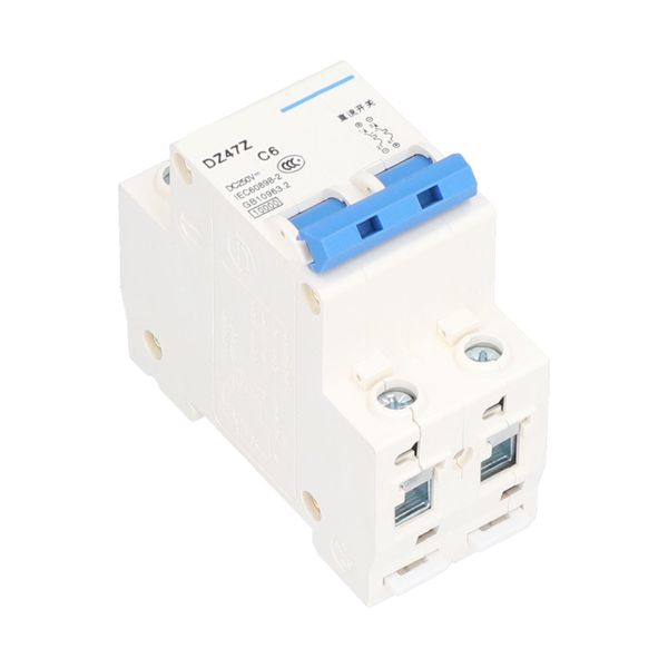 2P DC Miniature Circuit Breaker for Solar System, Din Rail Mount