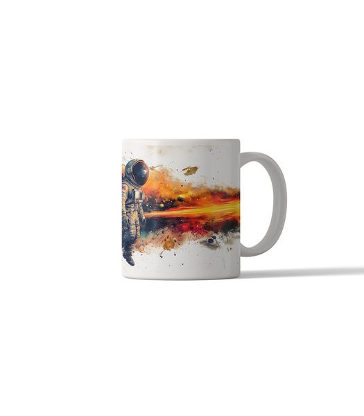 Retro Astronaut DSG 7 Printed Coffee Mug