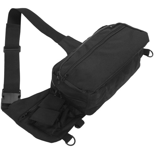 Black Oxford Multifunctional Waist Bag