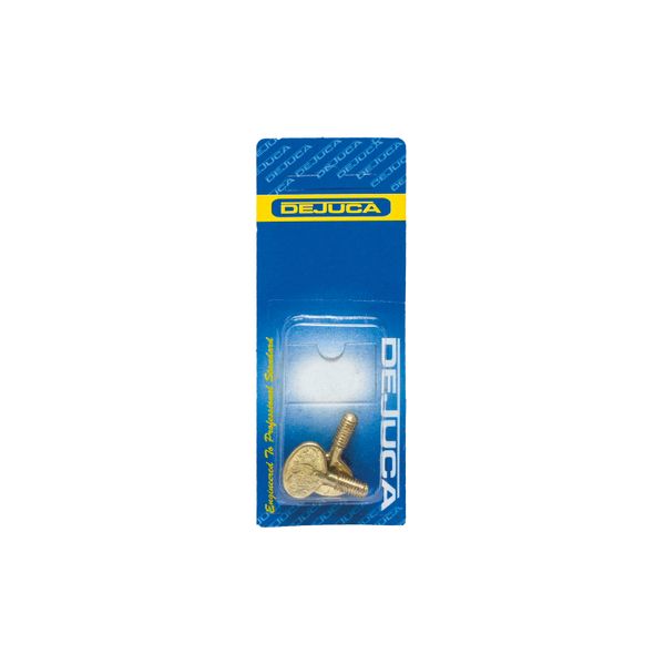 Dejuca - Sliding Stay - Thumb Screw - Brass - 2/card - 3 Pack