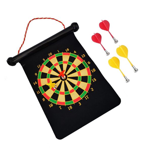 Roll Up Double-Sided Magnetic Dart Board - 29cm