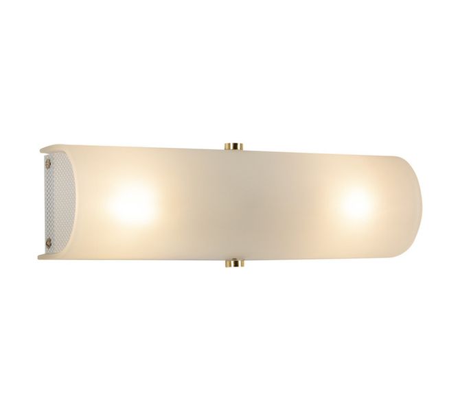 Tag Wall Light White and Brass 85 x 75 x 300 mm
