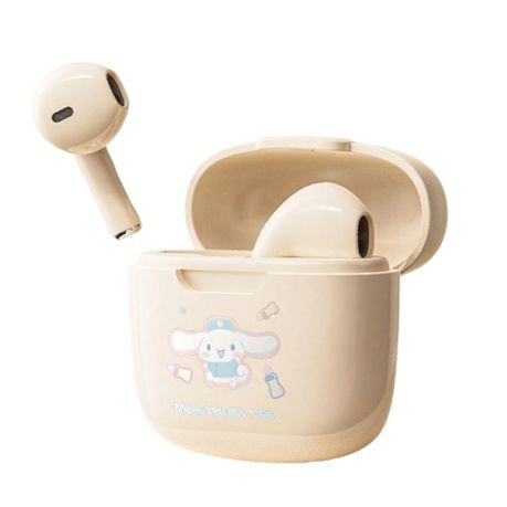 YP-68 - Bluetooth Touch Control Earbuds With Hi-Fi Dynamic Sound - Beige Image