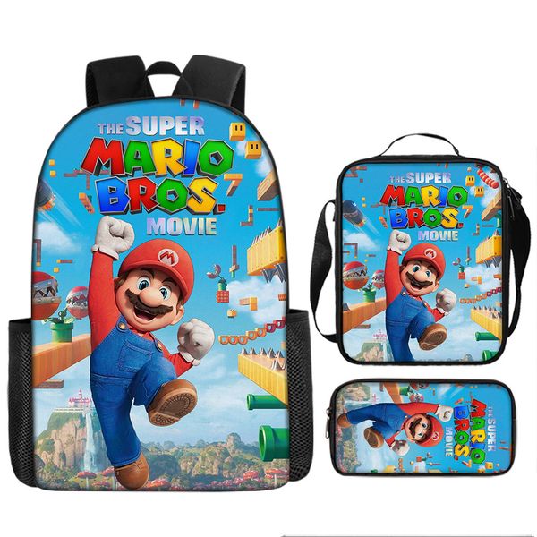 Kids Lunch Box &amp; Pencil Case Mario image