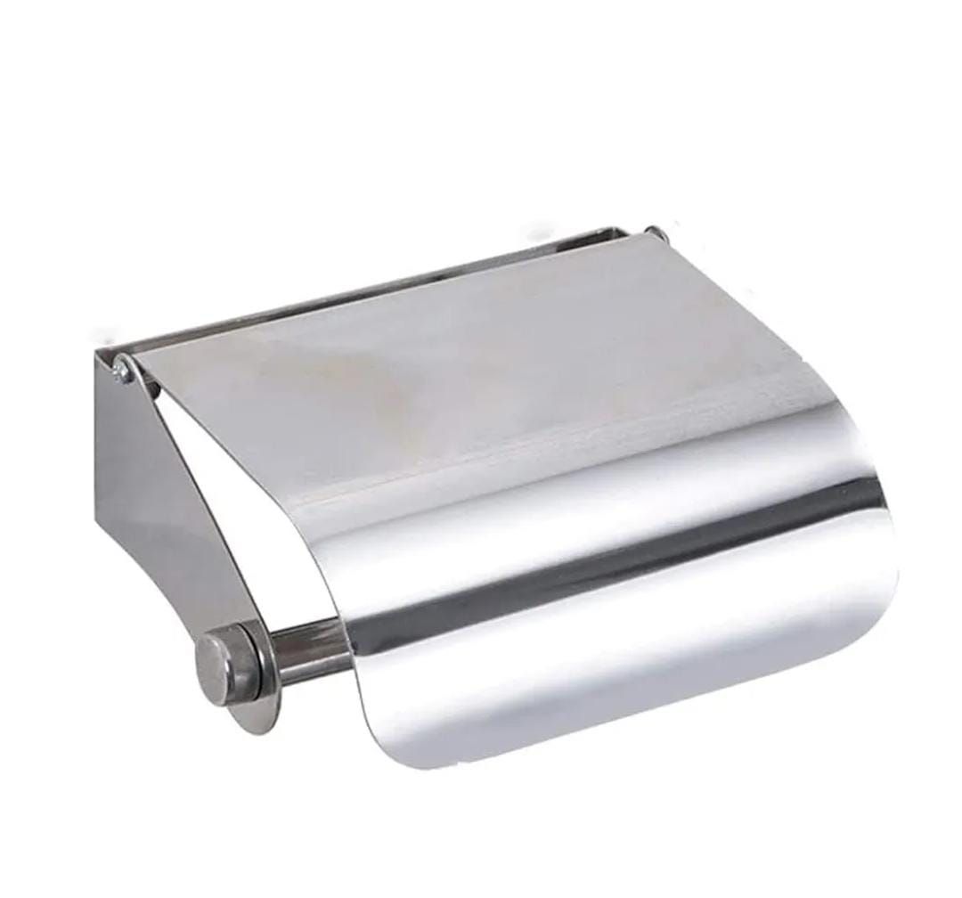 Stainless Steel Toilet Paper Roll Holder Silver 003