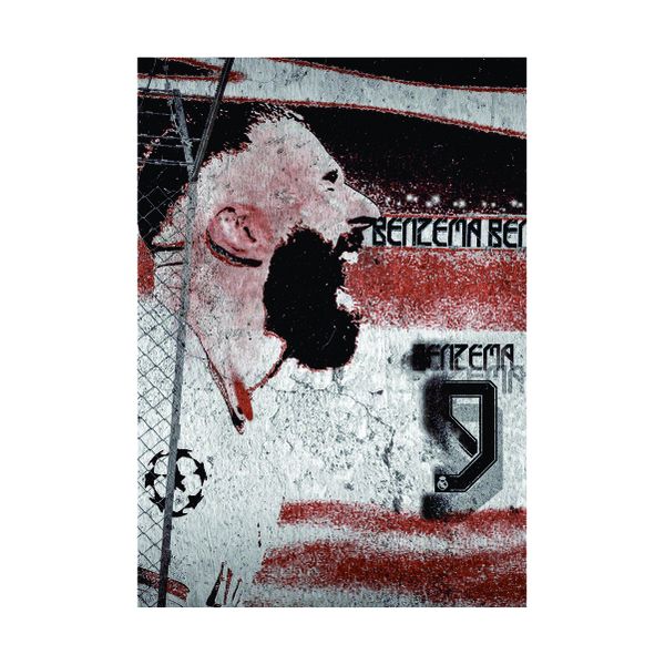 Karim Benzema Abstract - A1 Poster