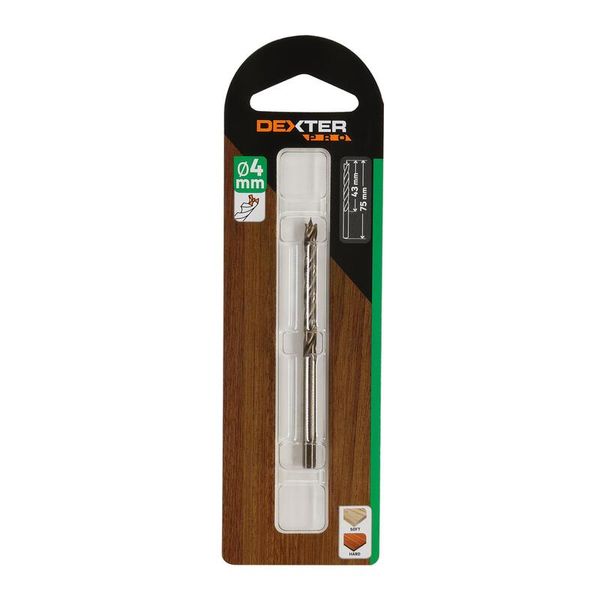 Dexter Pro Hard Wood Drill Bit 4x75mm