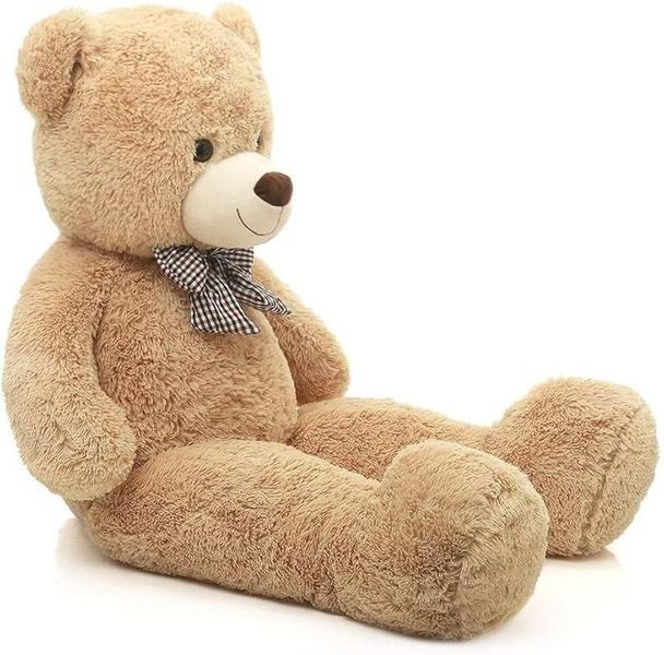Giant teddy bear 160cm Gift for Valentine ,Birthday, Christmas Light B rown