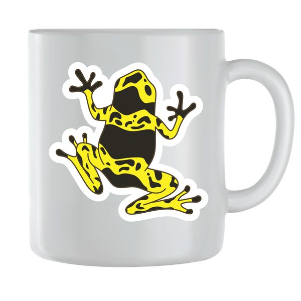Warning Coffee Mugs for Men Women Trendy Frog Lovers Graphic Cups Gift 198