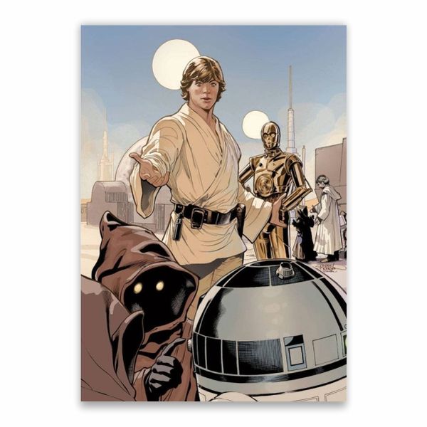 Tattooine Scene Poster - A1