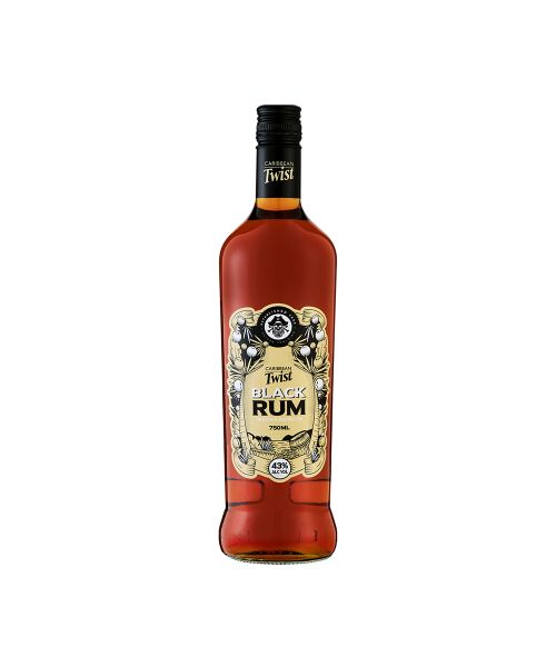 Caribbean Twist Black Rum 750 ml