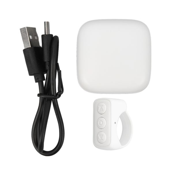 White Novel Reading Clicker With Good Battery