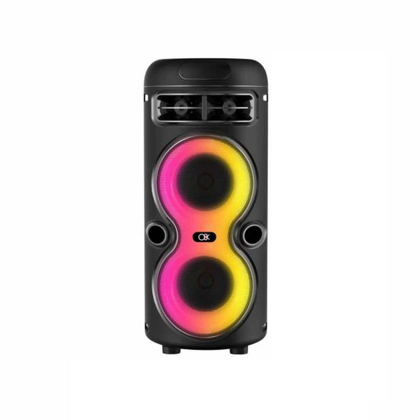 O8K Bluetooth RGB lighting Outdoor Wireless Speaker With Mic T41cm Black