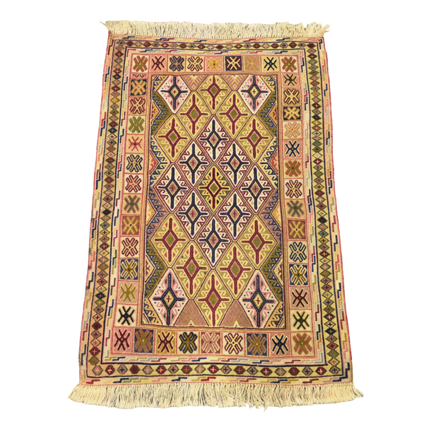 Rugs &amp; Decor / Authentic Handmade Afghan Kazak Carpet - 120 x 80 cm