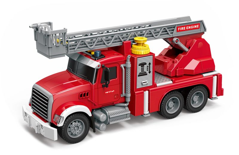 Toystar Fire Truck with Sound, Light, Pump, Spray (36cm Long)