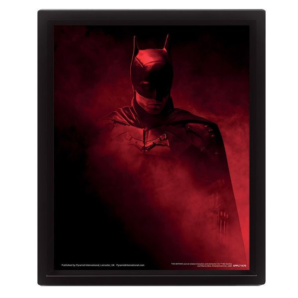 DC Comics: The Batman (Vengence) Framed 3D Lenticular Poster (25cm x 20cm)