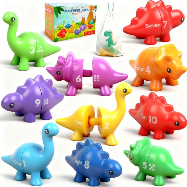 10 Piece Numbers Montessori Game Learning Toys Mathematics