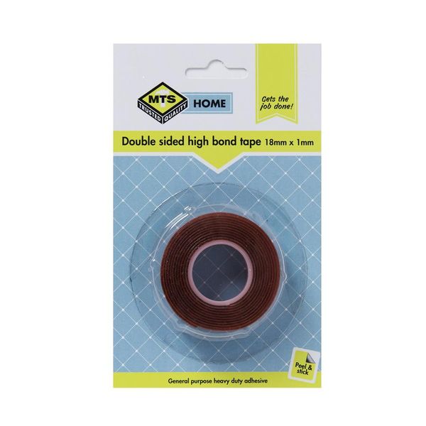 High Home Bond Tape 18Mm X 1M Mts - 2 Pack