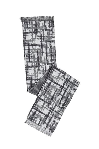 Astratto Mono Chenille Table Runner