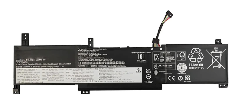 Battery for IdeaPad 3 Gen-6, V14-G2, V15-G2, V17-G2 Series - L20C3PF0
