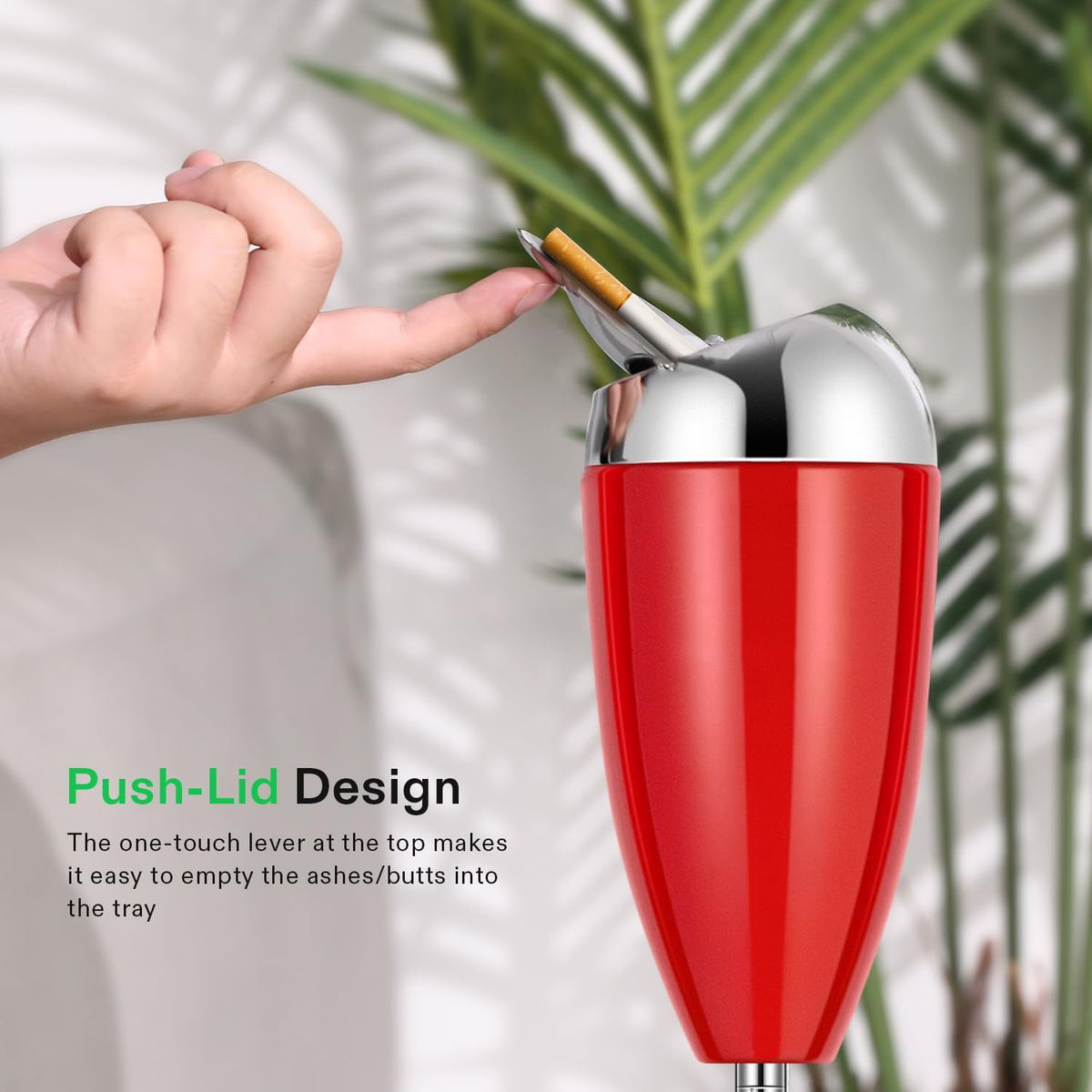 Floor Standing Adjustable Indoor/Outdoor Ash Tray | Shop Today
