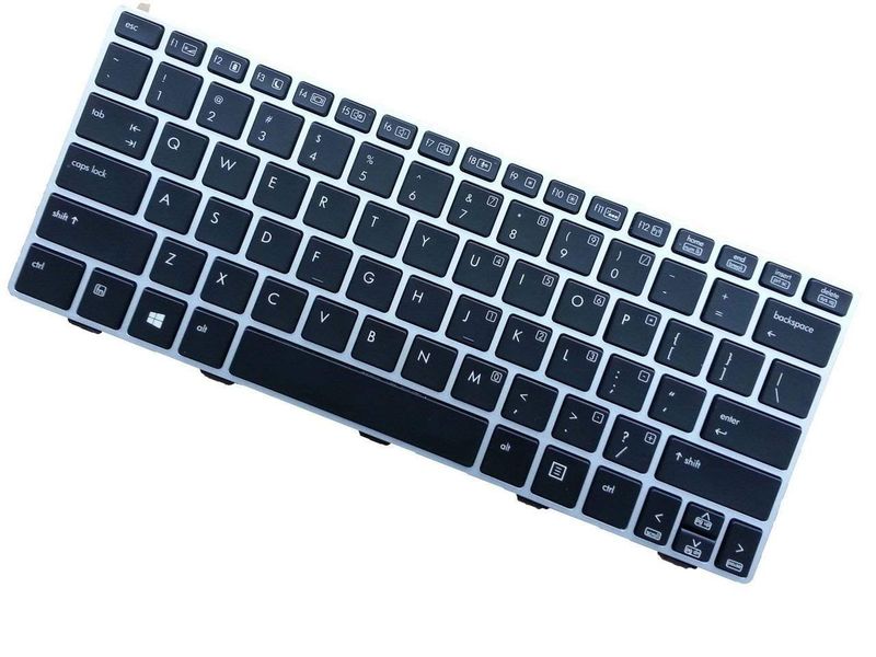 HP EliteBook Revolve 810 G2 Keyboard (with silver frame and backlit keys)