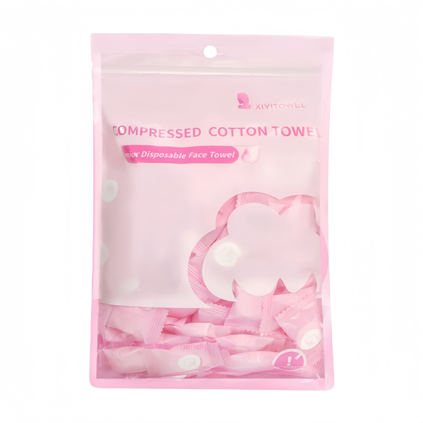 Compressed Face Cotton Towel 100 Pieces Mini Tablets Disposable Portable