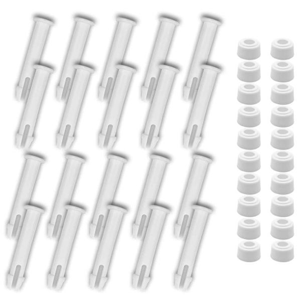20 Pcs Pool Joint Pins &amp; 20 Pcs Seals For Intex- 13 -24Inch Frame