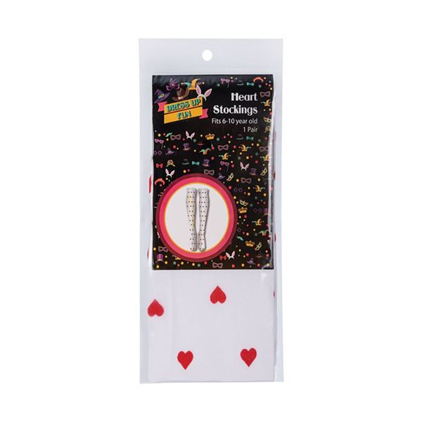 Bulk Pack x 4 Dress Up Heart Stockings