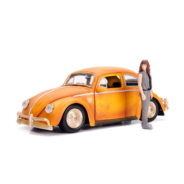 Jada-1:24 Bumblebee VW Beetle with Die-Cast Charlie Figure