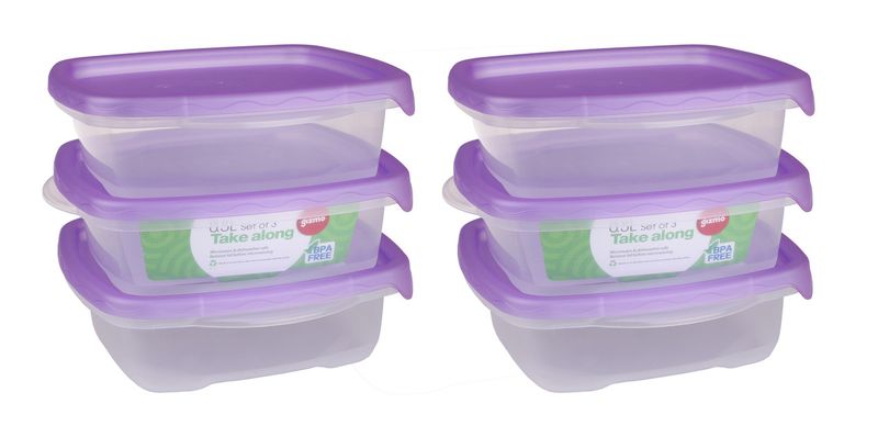 Gizmo - Take-Along Container - 500ml Set of 6
