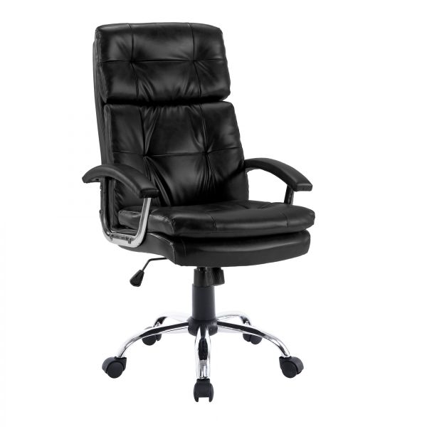 Everfurn Austria Executive High Back Office Chair (PU Leather)