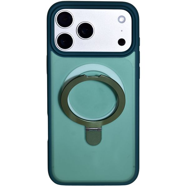 Phone Case with Ring Stand - Compatible with 17 Pro Max - Teal Green