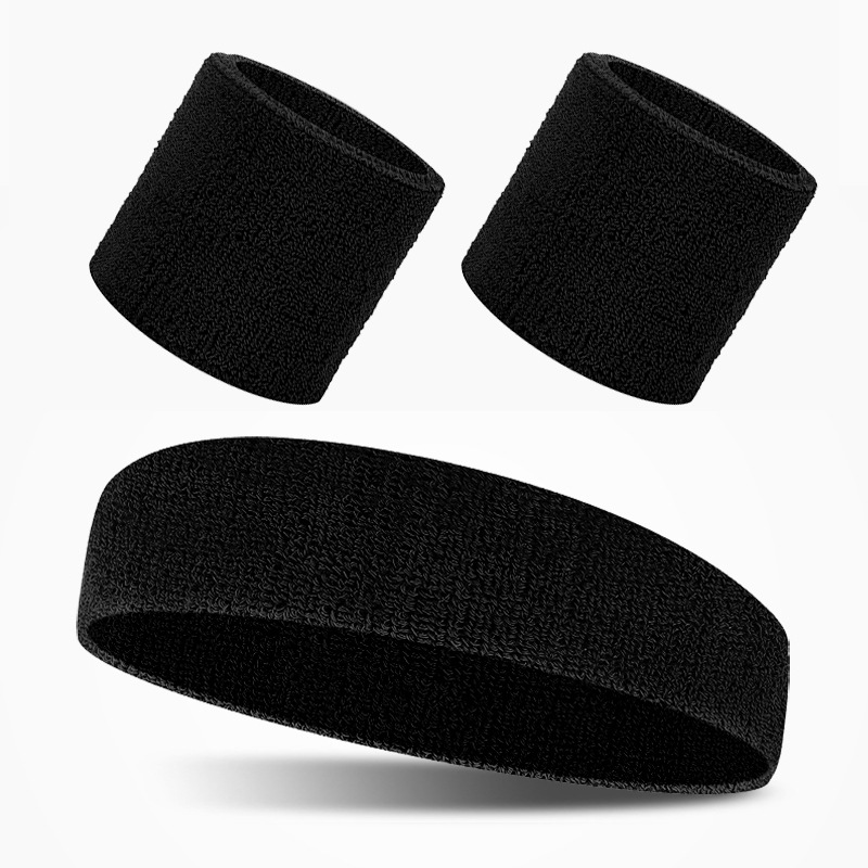 Sports Headband and Wristbands Set