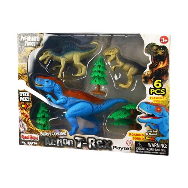 Prehistoric Times Light &amp; Sound Action T-Rex Playset