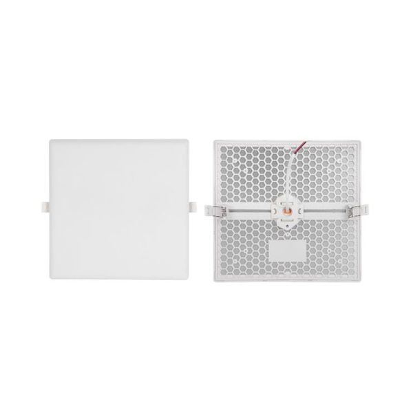 ACDC - 9W 230VAC 3000K Square Frameless LED Downlight 85mm