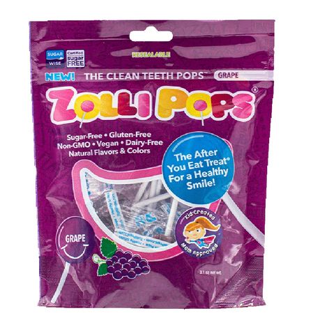 Zollipops Grape, Sugar-Free, Keto, Diabetic Friendly Candy
