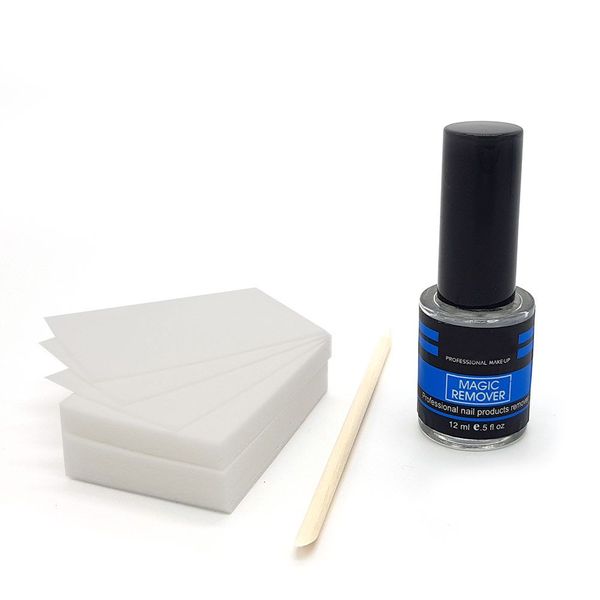 Uv Gel/ Nail Polish Magic Remover - 3 Piece Kit